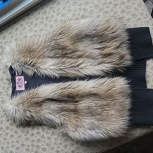 Juicy Couture fur vest